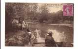 BALLANCOURT : Les Bords De L´Essonne - Derrière La Gare - Voyagé 1933 - - Ballancourt Sur Essonne