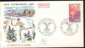 Jeux Olympiques1968 Grenoble  FDC  Flambeau  38 Grenoble - Invierno 1968: Grenoble