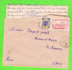 Sur Env. Pour CHAPONNAY (Isère) Et Contenant Lettre - CAD MASCARA (Algérie) Du 15-12-1947 Sur Affranch. Bicolore - Brieven En Documenten