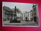 CPSM-63-PUY DE DOME-CHATELDON-PLACE DU MONUMENT -CAFE RESTAURANT-NON VOYAGEE- PHOTO RECTO/VERSO-CARTE EN BON ETAT - Chateldon