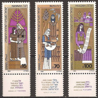 ISRAEL..1984..Michel # 972-974...MLH. - Ongebruikt (met Tabs)