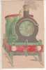 CARTE POSTALE RAPHAEL TUCK A COLORIER PAINTBOX LOCOMOTIVE VAPEUR BELLE CARTE - Tuck, Raphael