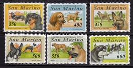 REPUBBLICA DI SAN MARINO 1994 ESPOSIZIONE INTERNAZIONALE CANINA CANI DOGS EXHIBITION SERIE COMPLETA COMPLETE SET MNH - Neufs