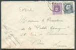 N°197-211 Obl. Sc EVERE S/L. Vers Paris - Exp. Absil, Chée De Louvain - 6405 - 1921-1925 Petit Montenez