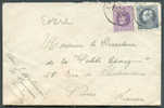 N°197-211 Obl. Sc EVERE S/L. Vers Paris - Exp. Absil, Chée De Louvain - 6405 - 1921-1925 Kleine Montenez