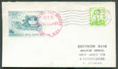 GREVES ANGLAISES  - TP 40p. Obl. Emergency Mail Service /S.S.S. 15-2-1971 S/L. Vers Dusseldorf Via OOSTENDE Avec Affr. T - Covers & Documents