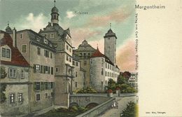 AK Bad Mergentheim Schloss Farblitho ~1900 #05 - Bad Mergentheim