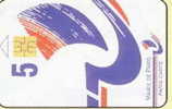 # Carte De Stationnement Pariscarte 0151 - Bateau 5 So6 Verso 9A - Triple Tarif Euros Serie Disponible 0092 - Tres - Cartes De Stationnement, PIAF
