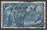 TRIESTE A  5 LIRE RISORGIMENTO 1948 - Gebraucht