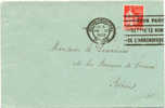 Lettre Flamme Krag Reims Principal Marne 26/4/1933 Paix Taif21/04/1930 - Tariffe Postali