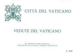 1982 Vaticano KIT 4 Cartoline Postali  Lire 200 + 50 Vedute Del Vaticano - Annullo PAX '85 - Enteros Postales