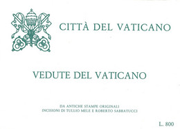 CG 1982 Vaticano KIT 4 Cartoline Postali  Lire 200 + 50 Vedute Del Vaticano - Annullo RICCIONE '85 - Ganzsachen