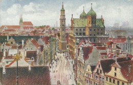 AK Augsburg Blick über Dächer Color 1916 FP #135 - Augsburg