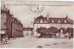 21. NUITS SAINT GEORGES . PLACE VILLENEUVE ET RUE SAINT GEORGES. ANIMATION. - Nuits Saint Georges