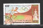 REPUBLIQUE DE DJIBOUTI - 1988 - VALORE OBLITERATO DA 105 F. DEDICATO AI GIOCHI OLIMPICI DI SEOUL - IN OTTIME CONDIZIONI. - Verano 1988: Seúl