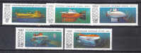 SS5355 - RUSSIA 1991 , Unificato N. 5817/5821  . Submarines   ***. - U-Boote