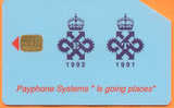 Chile - Engineers Test GPT Queens Award 3000C$ Card, Used, 4 Scans - Chile