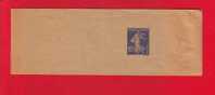 133 - Entier Postal Type Semeuse Fond Plein Inscription Maigre 10 C Bleu Outremer N° 807 (Y&T 279-BJ1) - Bandas Para Periodicos