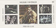 Sweden-1983 Music Mint Souvenir Sheet MNH - Hojas Completas