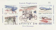 Sweden-1984 Aviation History Souvenir Sheet MNH - Feuilles Complètes Et Multiples