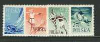 POLAND 1959 MICHEL  NO 1086-1089  MNH - Unused Stamps