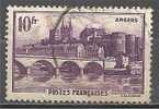 1 W Valeur Oblitérée, Used - FRANCE - ANGERS * 1941 - YT 500 - N° 6001-52 - Gebruikt