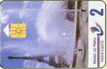 # Carte De Stationnement Pariscarte 0320 - Tour Eiffel 2 Gem2 Verso 4 - Minitel 3614 Tres Bon Etat - PIAF Parking Cards