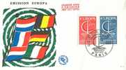 FRANCE 1966  EUROPA CEPT  FDC - 1966