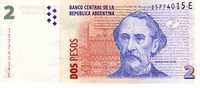 ARGENTINE  2 Pesos   Non Daté (2002)    Pick 352     ***** BILLET  NEUF ***** - Argentine