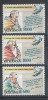 ** SERIE 3 TIMBRES VATICAN 1993 (I Viaggi Di Sua Santità Giovanni Paolo II Nel Mondo )**40** - Neufs