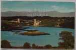 UK / WALES - MENAI SUSPENSION BRIDGE PANORAMIC - 1973 Color Postcard - Anglesey