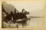 SUISSE-CHILLON Et La DENT DU  MIDI-PHOTO 19ème-15cm X 9,5cm SUR SUPPORT CARTON- - Port