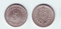 Germany 5 Pfennig 1889 E - 5 Pfennig