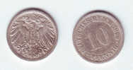 Germany 10 Pfennig 1898 D - 10 Pfennig