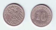 Germany 10 Pfennig 1899 F - 10 Pfennig