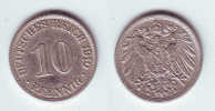 Germany 10 Pfennig 1910 A - 10 Pfennig