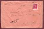 Censorship Balti Basarabia. Envelope Bessarabia Circulated In Bucharest 1942. ATTENTION HAS A STAMP CROP ROMANIA - Lettres & Documents