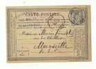 AIX 12  SIST.M  Lign 279 Obl.1877 - Precursor Cards