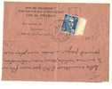 AVIS DE RECEPTION   Obl. 1954 - Telegraaf-en Telefoonzegels