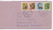 SWITZERLAND Cover Sent To Germany 7-2-1974 With Complete Set PRO JUVENTUTE 1973 - Lettres & Documents