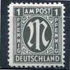 Germany 1945 Sc 3N1 Mi 16 XIII MNH Error Left "P´ Broken A M G Issue Brunswick Perf 11X11 1/2 - Neufs