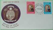 Nauru 1974 FDC Cover Unsend - Coat Of Arms Bird Christmas Religious Person Anniversary - Nauru