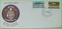 Nauru 1975 FDC Cover Unsent - South Pacific Conference - Local Architecture - Flags - Nauru