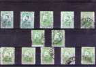 1908 CAROL I  GRAVATE  MICHEL = 216 LOT  66E/1 - Used Stamps
