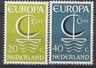 1966 Niederlande     Yv. 837-8  Mi.  864-5** MNH - 1966