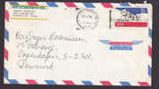 United States Airmail U.S. Postal Service 1974 Cover The Wilderness Society Mount Rainier Washington Label - 3c. 1961-... Brieven