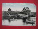 Okauchee WI  Boat Landing 1917 Canel- Top Right Cornor Clip - Other & Unclassified