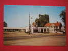 Culpeper   Va  Motor Court --Gulf Gas Service Station----Early Chrome - Altri & Non Classificati