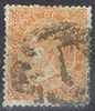 Sello 12 Cuartos Isabel II 1867, Parrilla MADRID, Edifil Num 89 * - Used Stamps