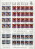 LIECHTENSTEIN 1978 Zodiac III Set In Cancelled Sheets Of 20.  Michel 713-16 - Blocchi & Fogli